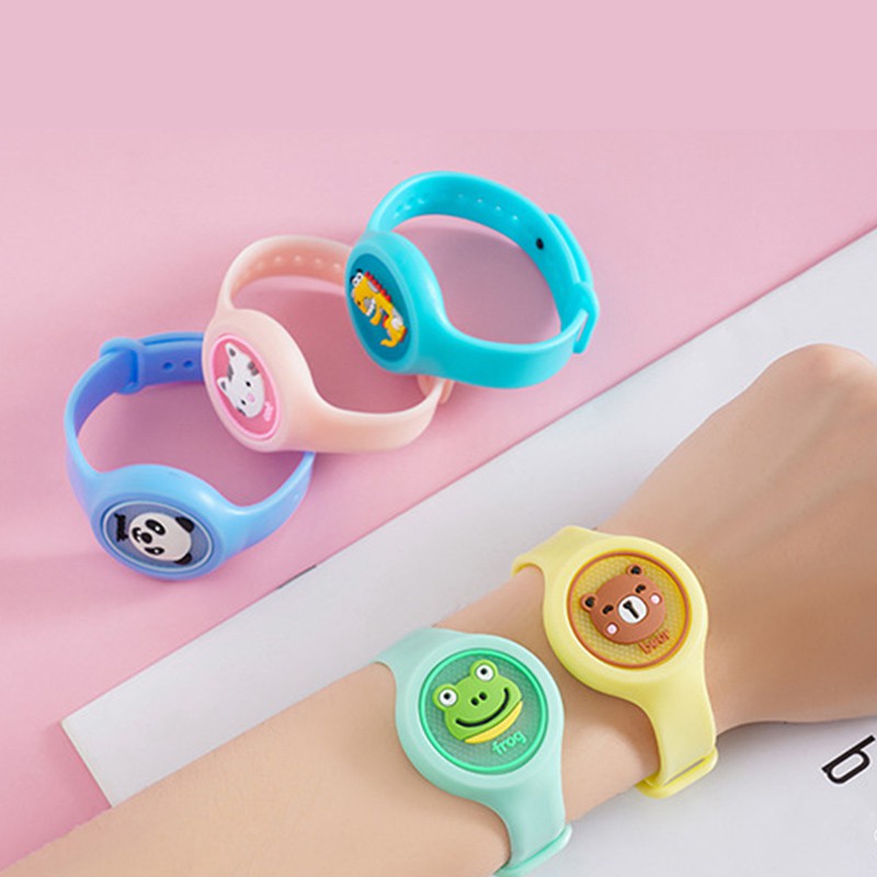 Cartoon Lightweight Mosquito Repellent Watch for Kids Children Baby