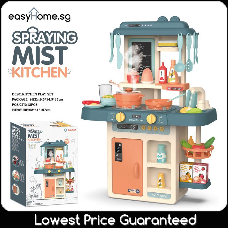 Spraying Mist Kitchen Playset 889167 Blue 889168 Pink / Cooking Stove