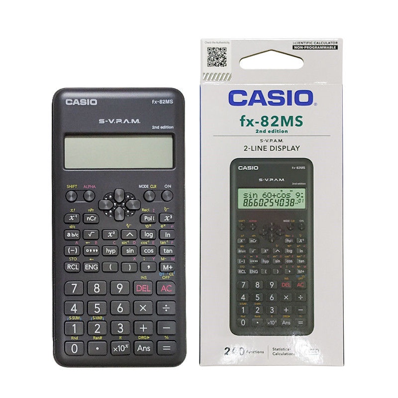 Casio Fx82ms Scientific Function Calculator Shopee Singapore