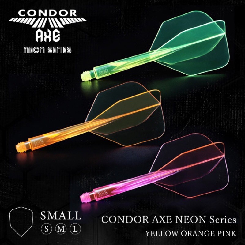 Condor Axe Neon Series • Shape / Standard • Dart Flights • SGDARTS