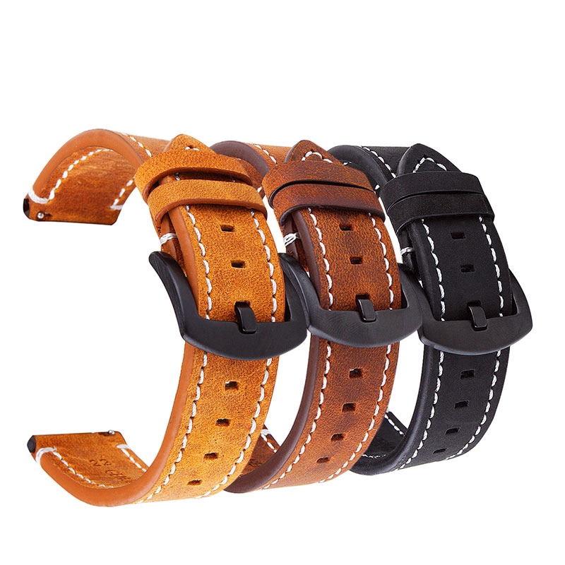 18mm 20mm 22mm Highend retro Calf Leather Watch band