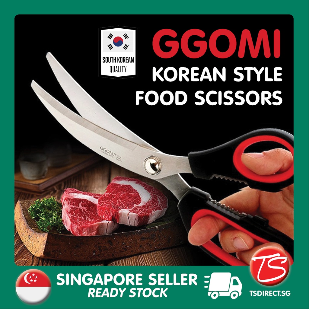 [SG SELLER] GGOMI Korean BBQ Barbecue Scissors for Cutting Meat