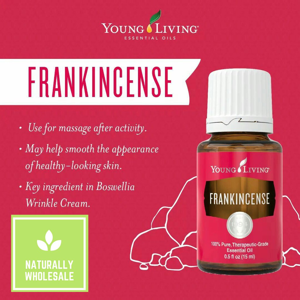 Young Living Frankincense Essential Oil 15ml Shopee