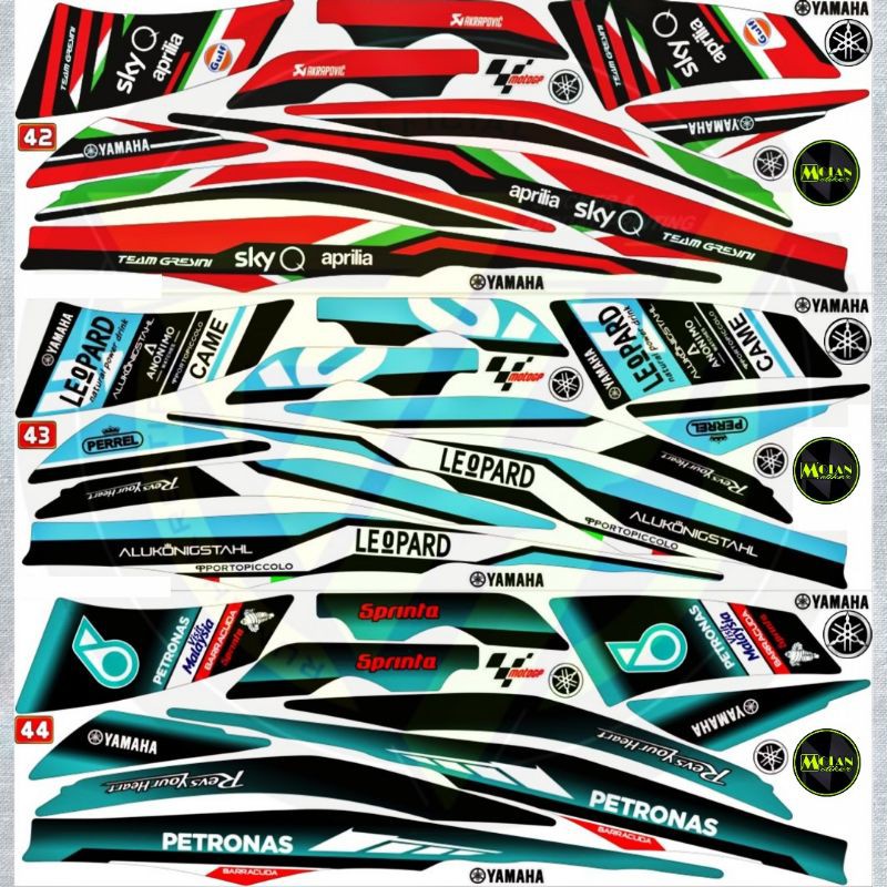 Variation Striping Sticker For Jupiter Z Robot 20102013
