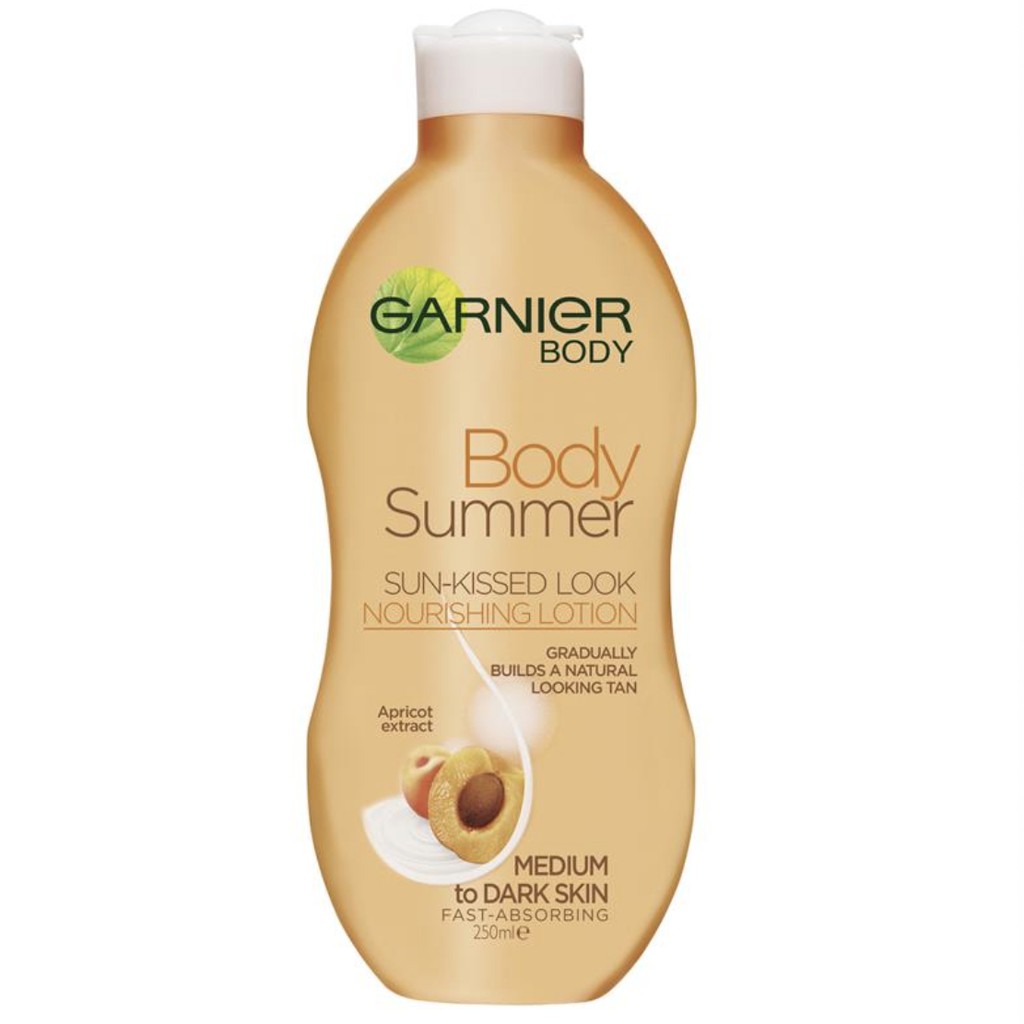 Tan Garnier Body Summer Moisturising Lotion Sunkissed Look 250 mL