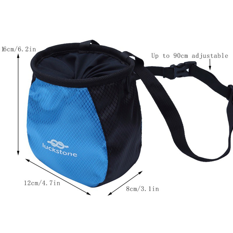 Climbing Chalk Bag Ployester Chalk Bag Storage Pouch for Rock Climbing