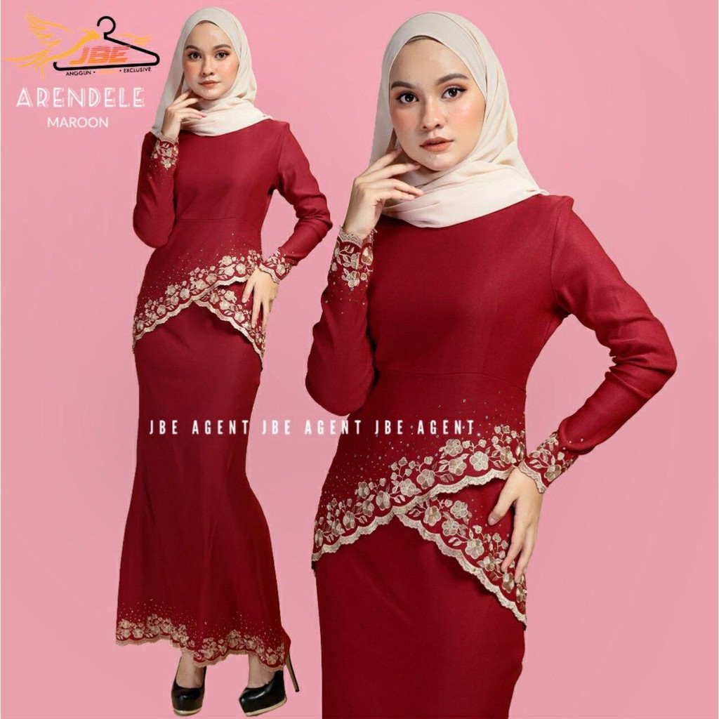 ARENDELE • Baju Kurung Moden Ala Ala Bollywood Baju Tunang/ Nikah
