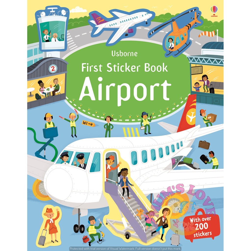 Usborne Children Educational Activity Sticker Book (First Sticker Book