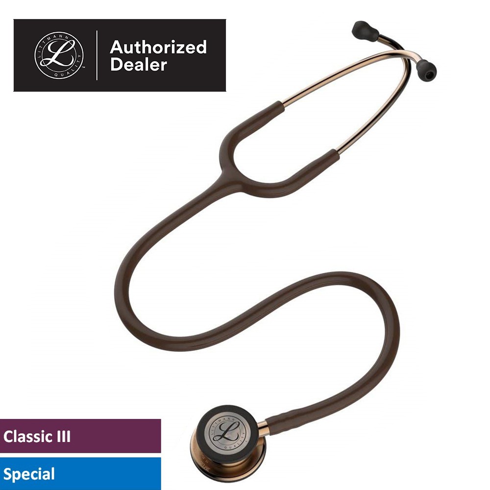 3M Littmann Classic III Stethoscope, 5809 (CopperFinish, Chocolate