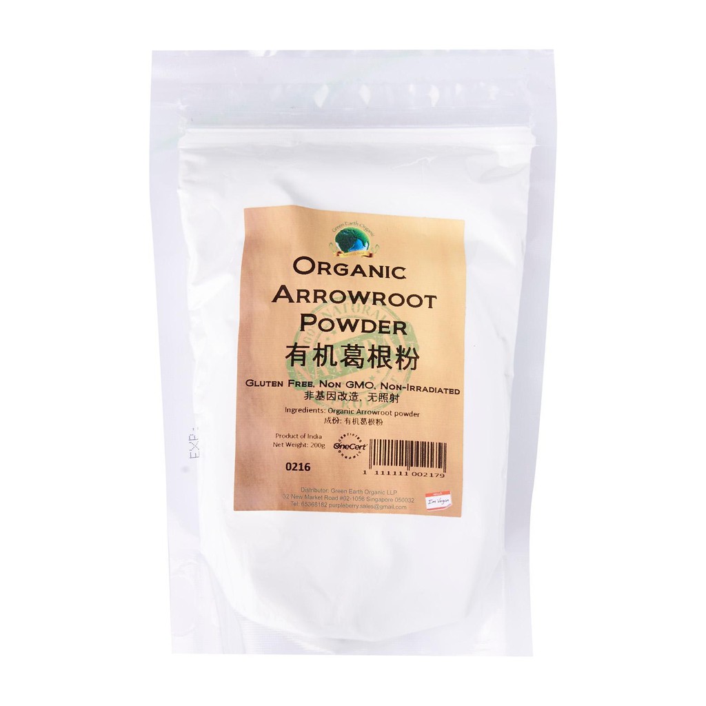 Organic Arrowroot Powder 2 x 200g Shopee Singapore