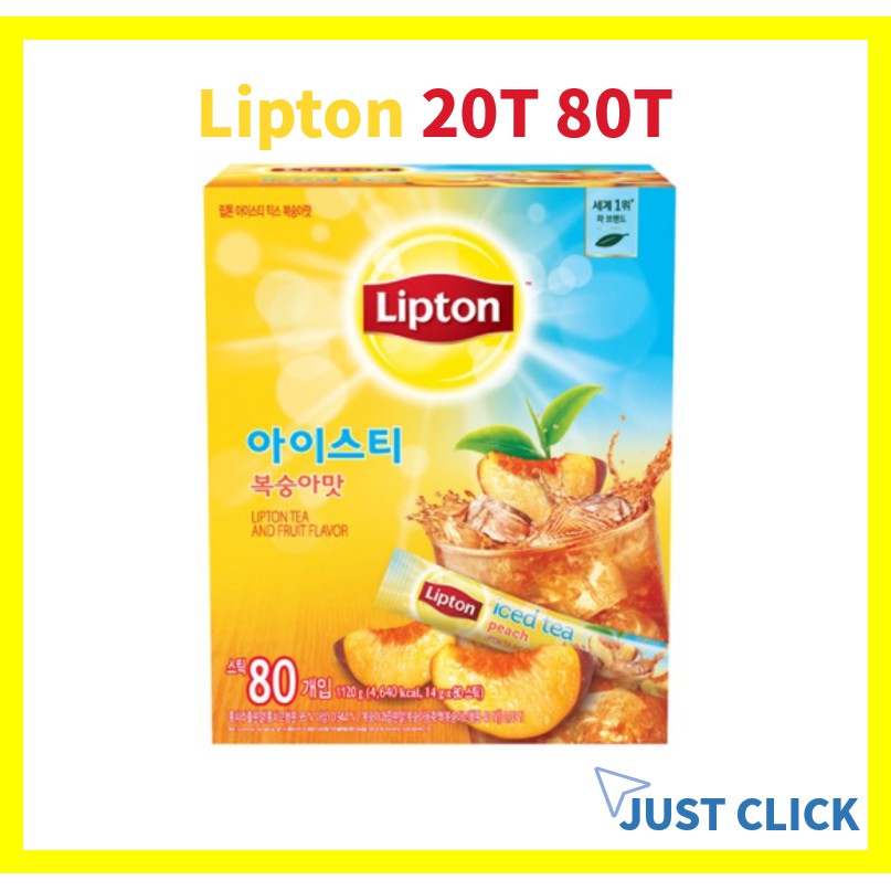 Lipton Ice Tea Peach 80T / Korean drink / Liption / Instant tea Shopee Singapore