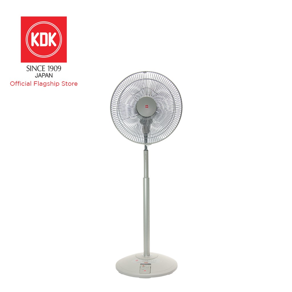 KDK N30NH Compact Stand Fan with Remote Control and Adjustable Height
