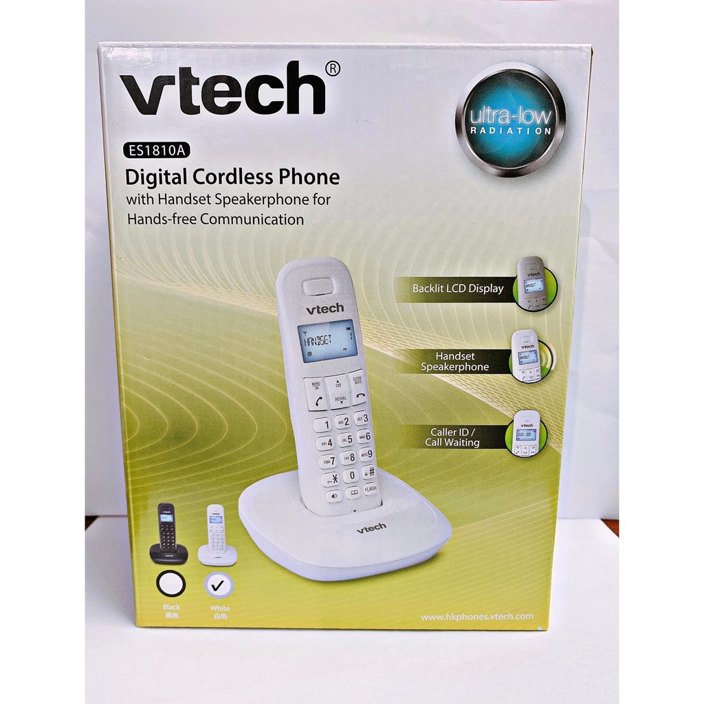 Vtech ES1810A Cordless Phone Shopee Singapore