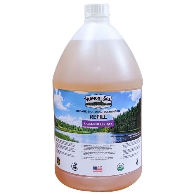 Organic Castile Soap for Eczema, Sensitive skin, Baby [Vermont Soap], 1