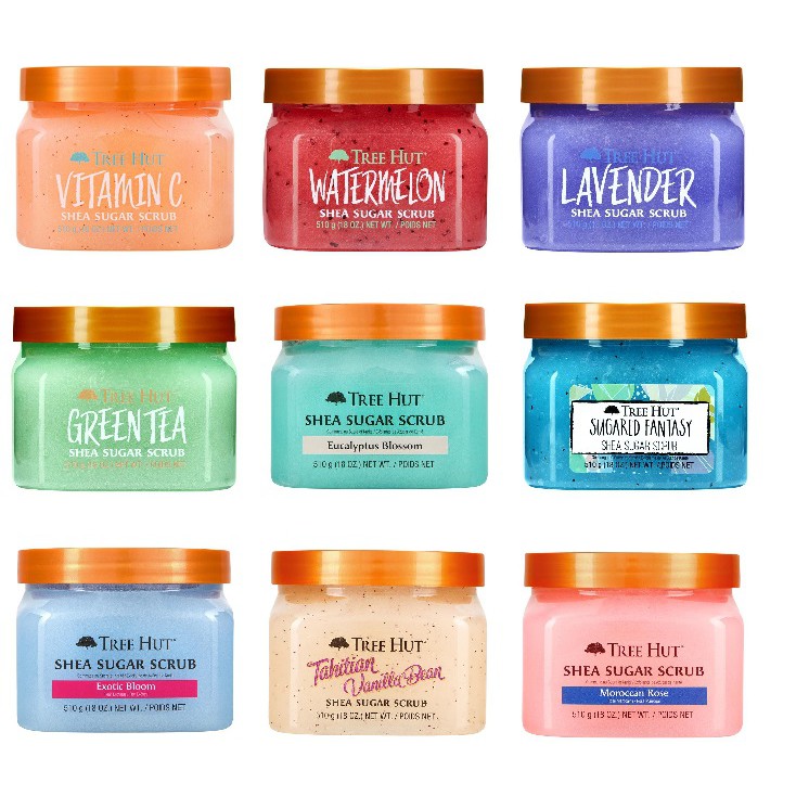 Tree Hut Shea Sugar Body Scrub (Morrocan Rose, Vanilla Bean, Cotton