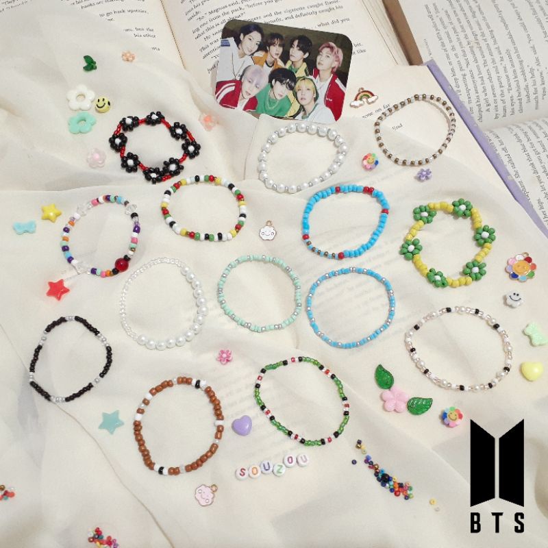 Part 7 BTS Kpop Bead Bracelet /Beads/ Beaded Bracelet Korea/Taehyung