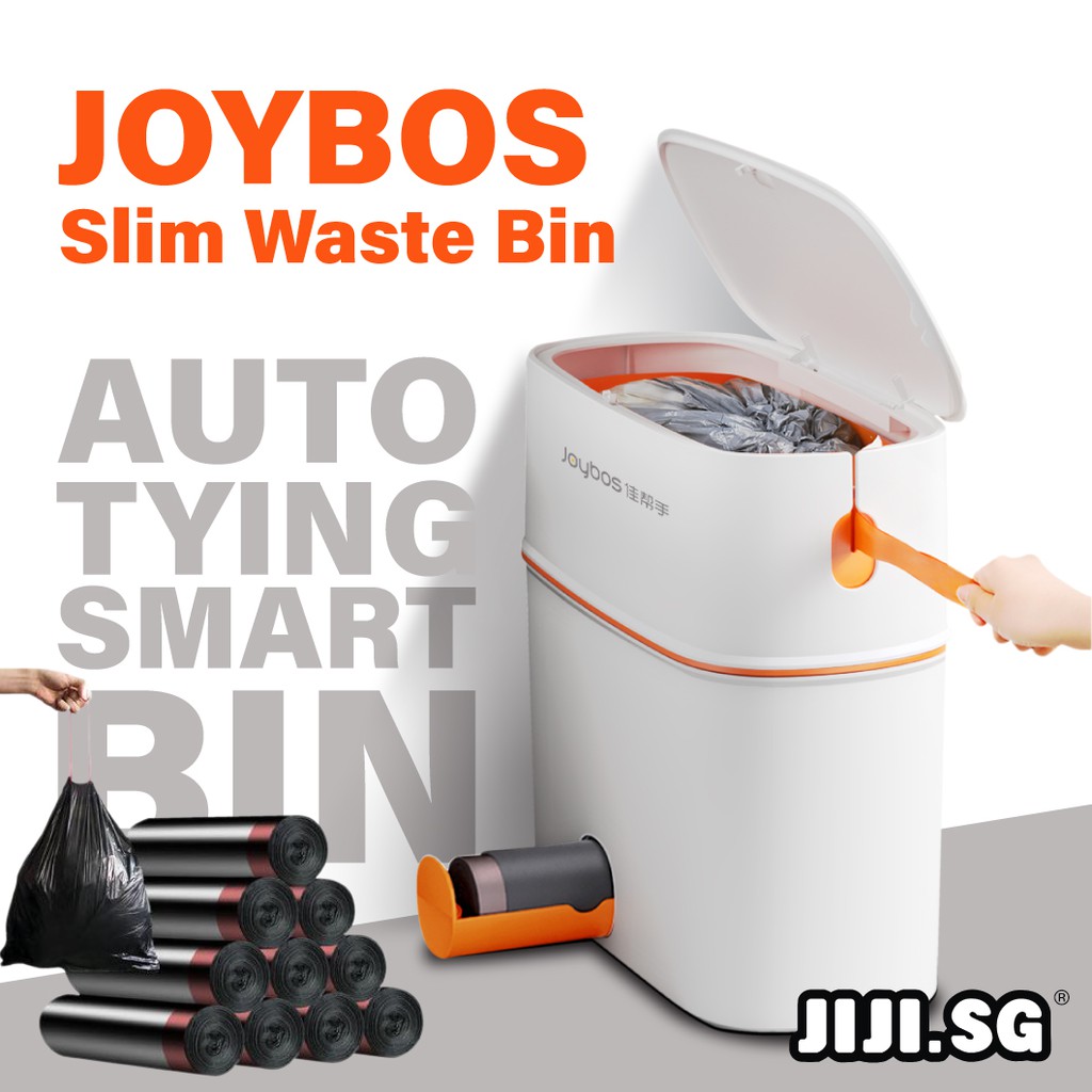 (JIJI SG) JOYBOS Slim Waste Bin / Rubbish Bin / Trash Bin / Dust Bin