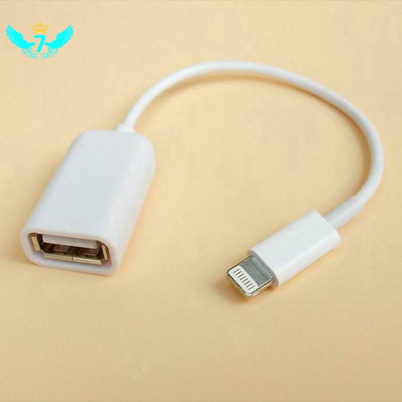 8 Pin Male To USB Female OTG Adapter Cable For iPhone 5 5s