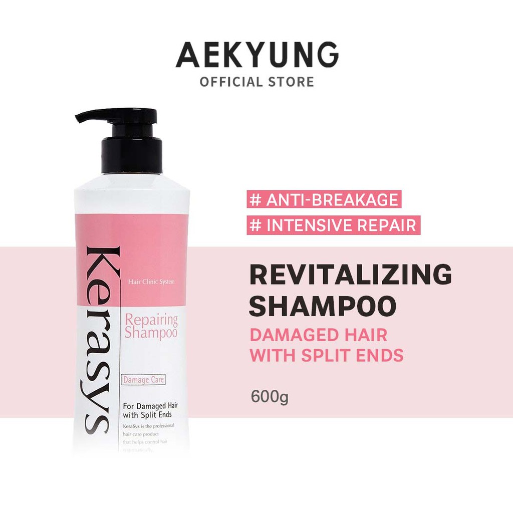[KERASYS] Hair Clinic Repairing Shampoo 600g Shopee Singapore
