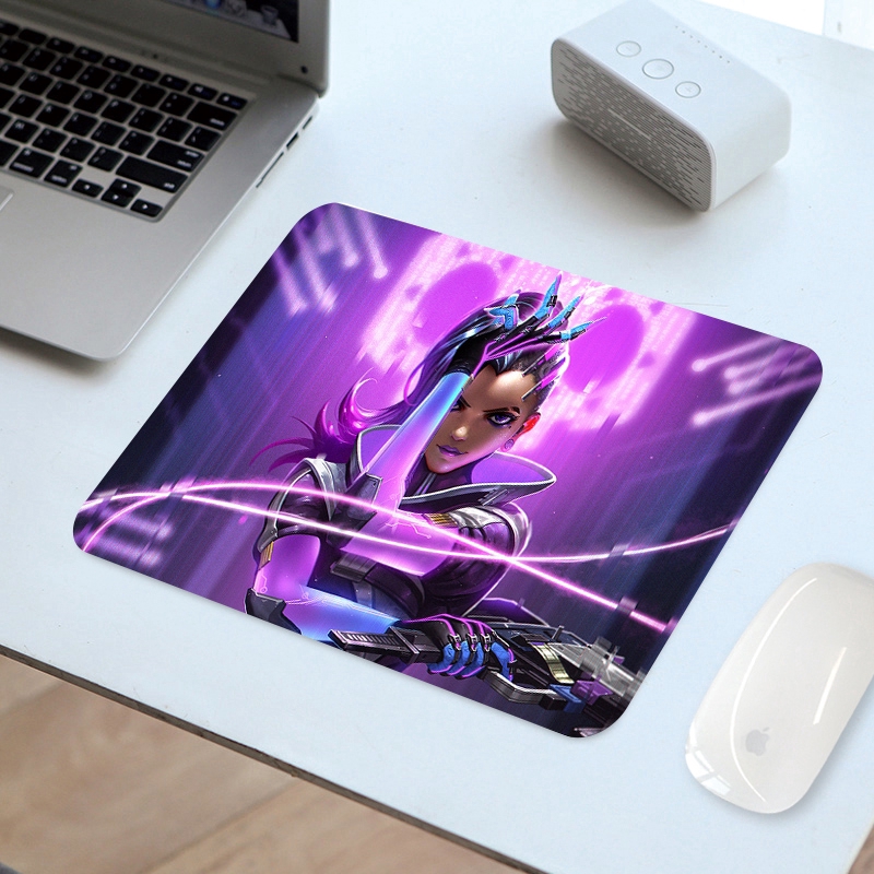 Anime overwatch Small Mouse Pad Custom Desk Mat Desk Pad Normal Size