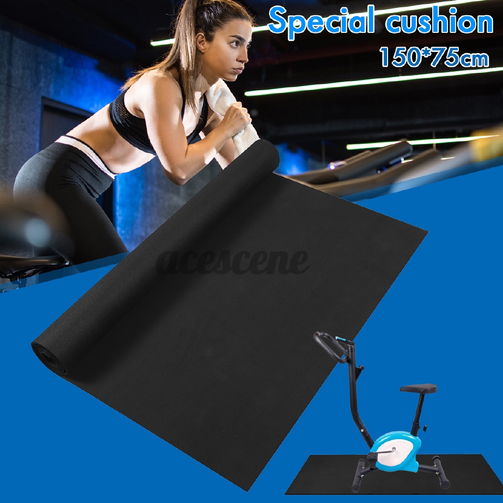 150*75cm Antislip Motorcycle Cycling Mats Treadmill Mat Exercise Gym