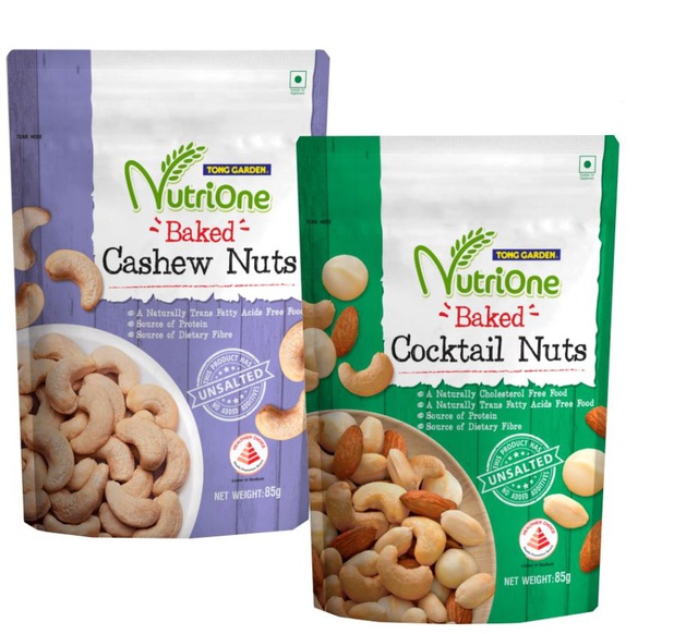 Tong Garden Nutrione Baked Cashews & Cocktail Nuts 85g Shopee Singapore