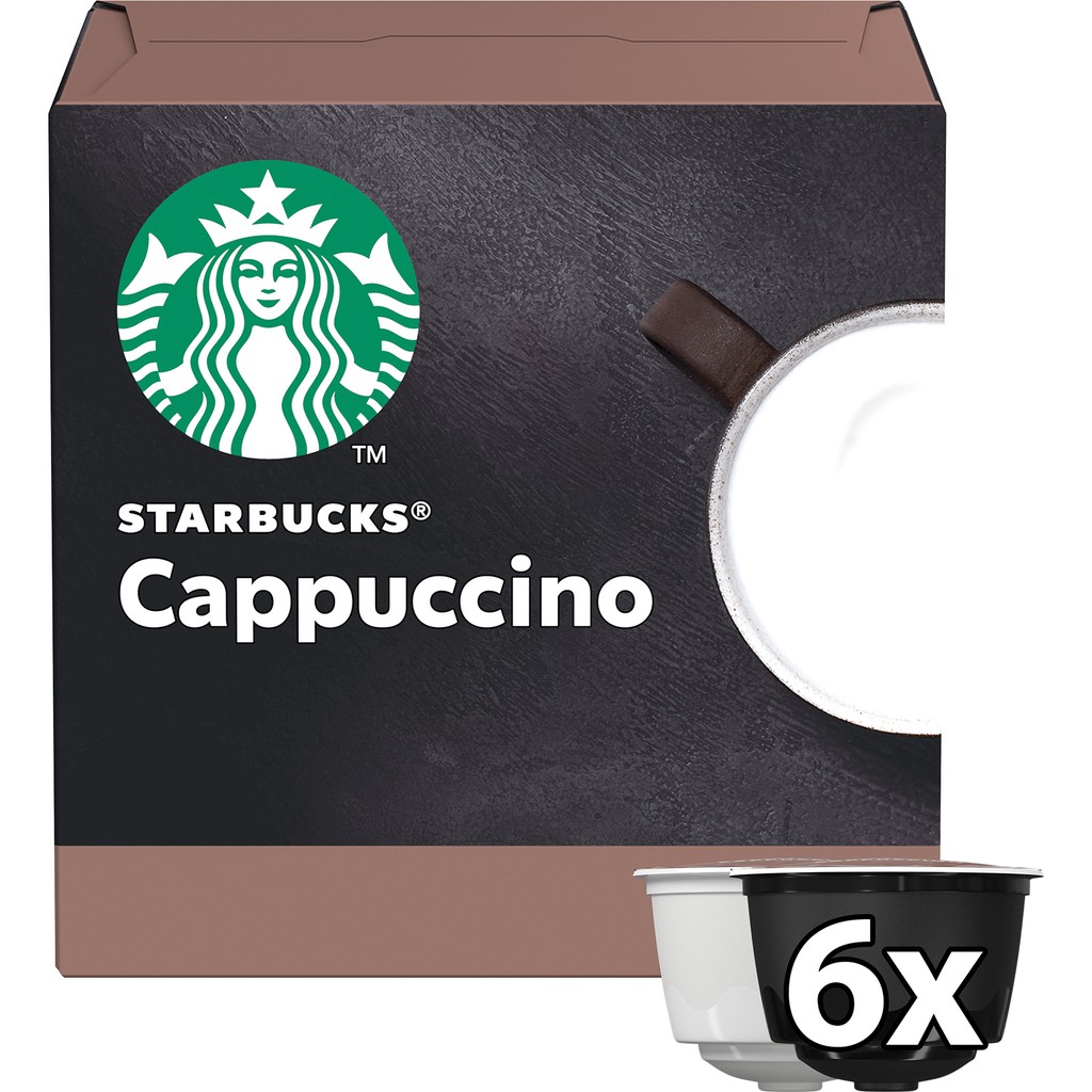 STARBUCKS® Cappuccino by NESCAFÉ Dolce Gusto® coffee capsules 6s/6s