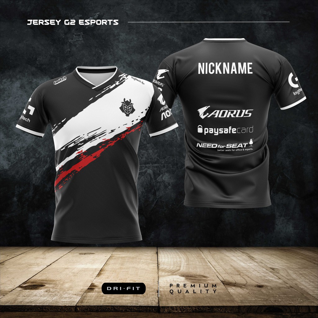 G2 ESPORTS GAMING Shirt JERSEY Shopee Singapore