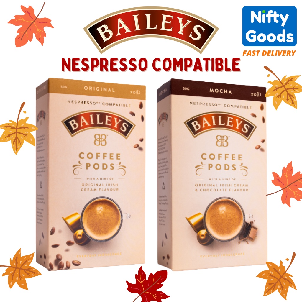 Bailey's Original Irish Cream and Mocha Flavoured Nespresso Compatible
