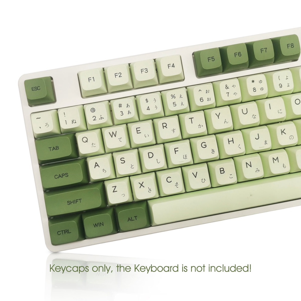 [Keycap Set] PBT 124 Keys XDA Mint Matcha Peppermint Keycaps English