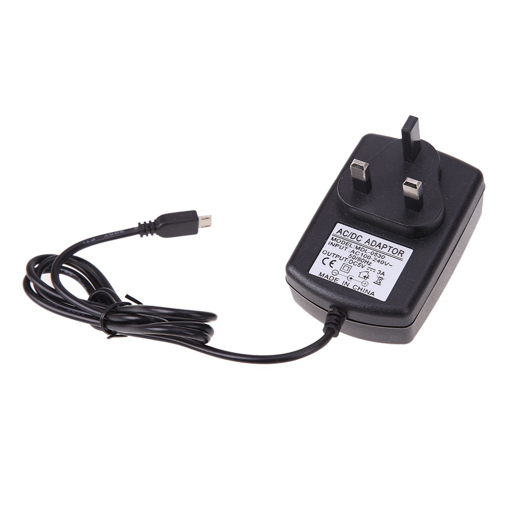 Fa UK AC to DC 5V 3A Micro USB Power Supply Adapter for