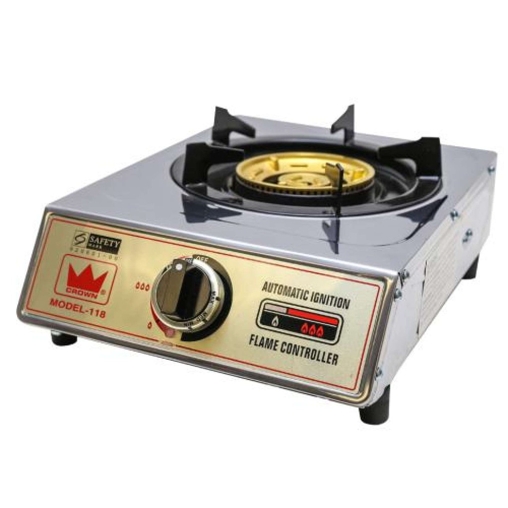 118 CROWN Single Burner Tabletop Gas Cooker Shopee Singapore