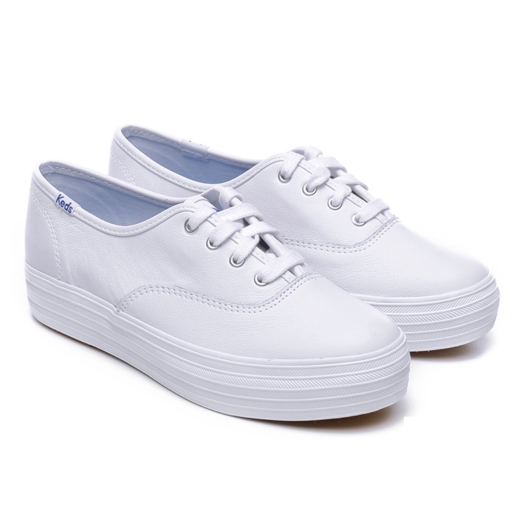 Authentic KED triple white platform shoe sneaker Shopee Singapore