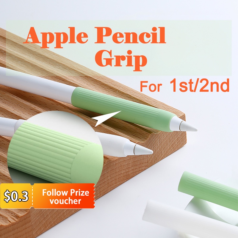 Apple Pencil Grip Holder Flexible Silicone For Apple Pencil 1st 2nd