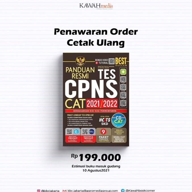Official Guide To Cpns Cat Test 2021/2022 Based Based Candy Panrb