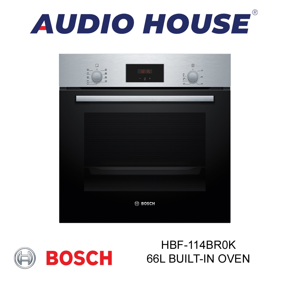 BOSCH HBF114BR0K 66L BUILTIN OVEN ***2 YEARS BOSCH WARRANTY