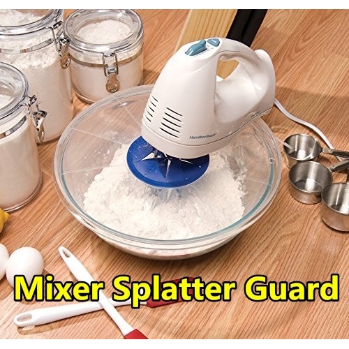 Silicone Splatter Screen Baking Mixing Electric Hand Mixer Guard Covers Pots Shopee Singapore
