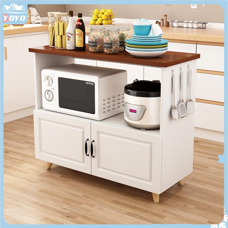 kitchen dining table 3F rice cooker shelf cooker kitchen Wooden