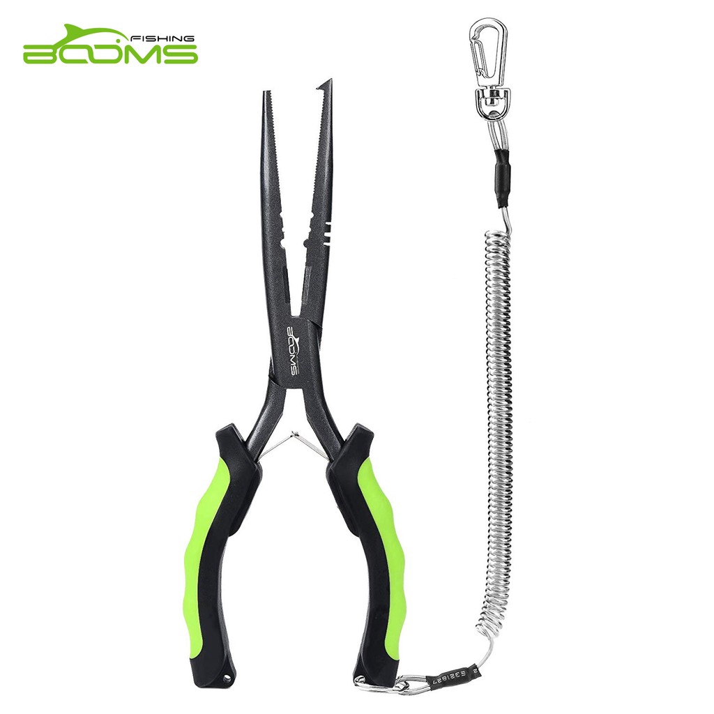 Booms Fishing F03 Fisherman's Fishing Pliers 23cm Long Nose Hook