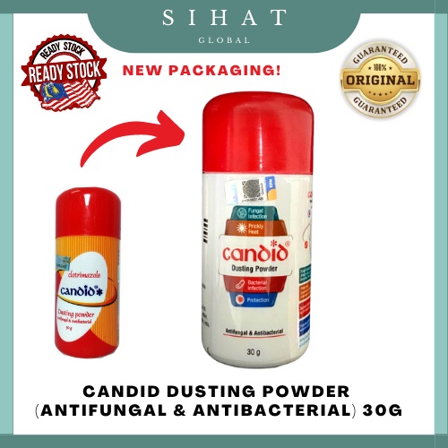 Candid Dusting Powder AntiFungal & AntiBacterial 30g EXP11/24 (New