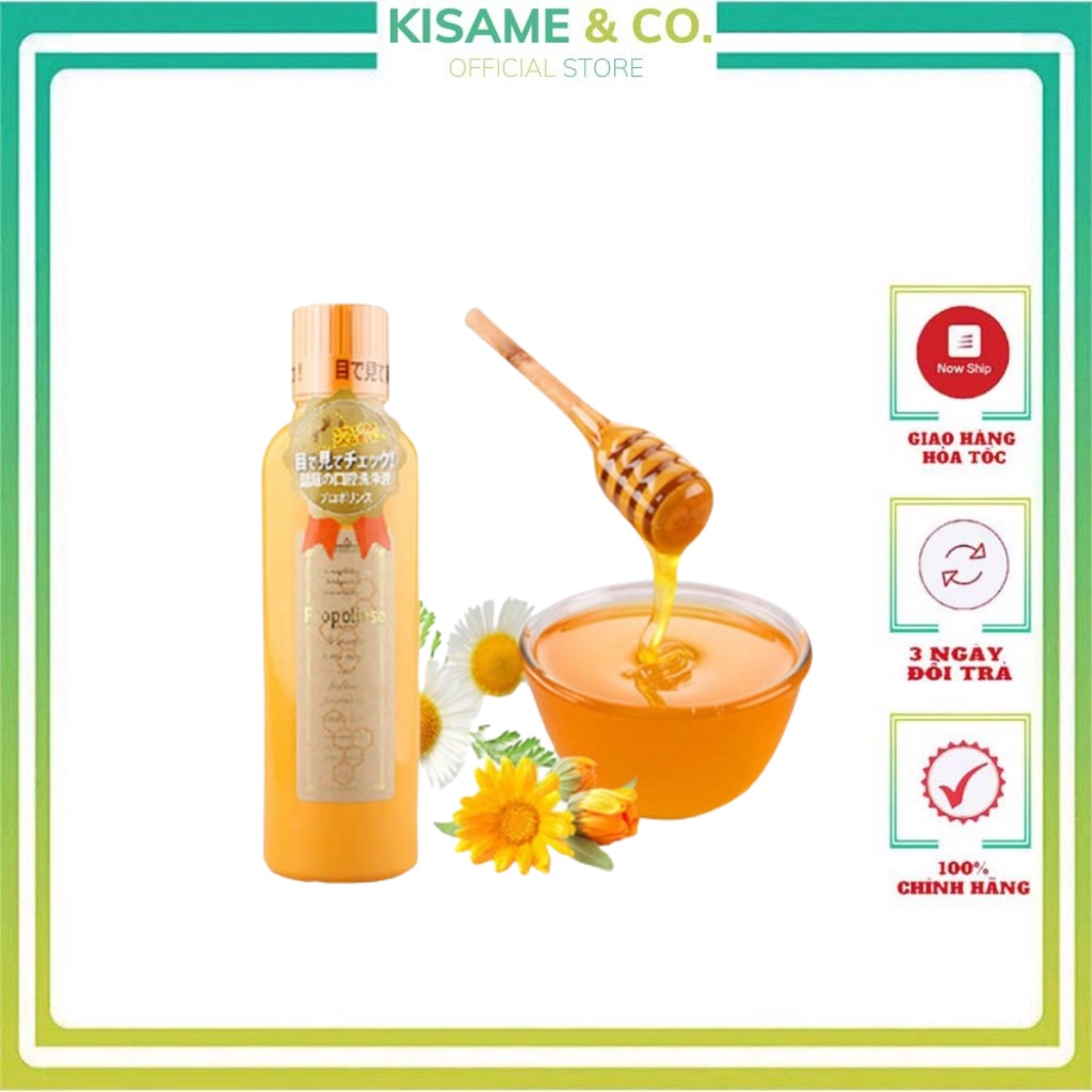 Propolinse Japanese Mouthwash 600ml Yellow Beeswax Extract Shopee
