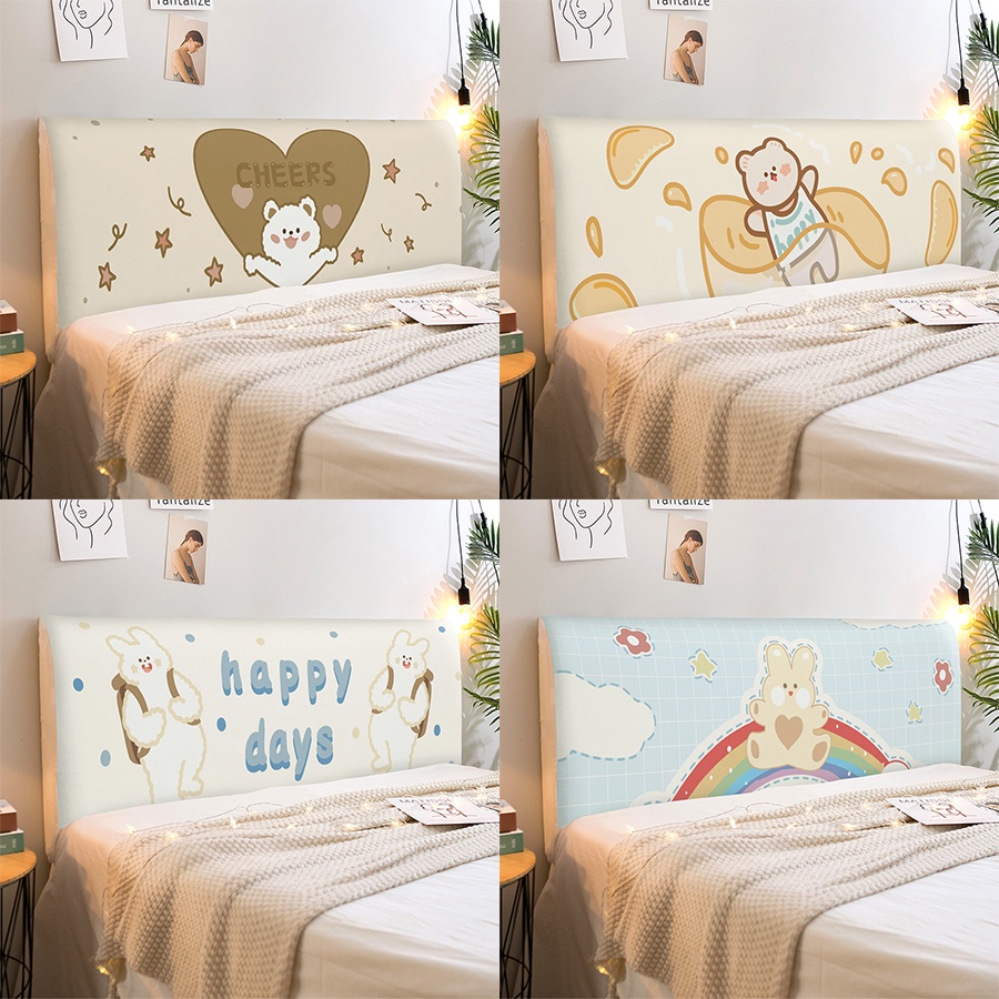 Elastic Allinclusive Bed Headboard Covers Bedroom Bedhead Bed Head