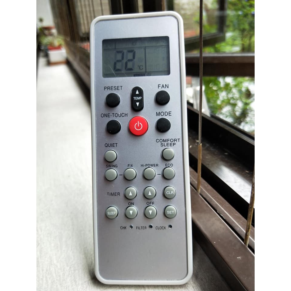 Toshiba Aircon Remote Control (Singapore) Silver Shopee Singapore