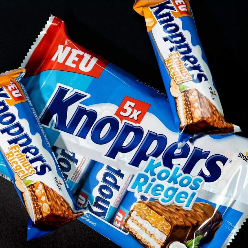German Knoppers Fresh Coconut Filled Chocolate. Extremely Delicious