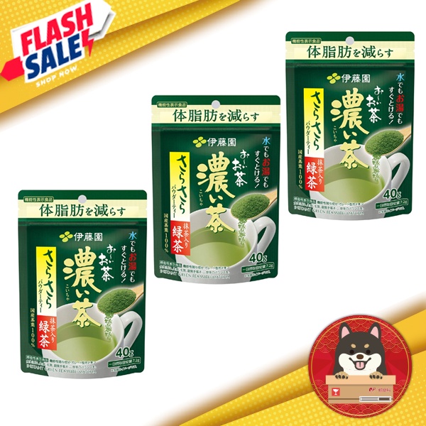 [ JAPAN IMPORT ] JAPAN Itoen Instant Green Tea With Matcha Powder 40g x