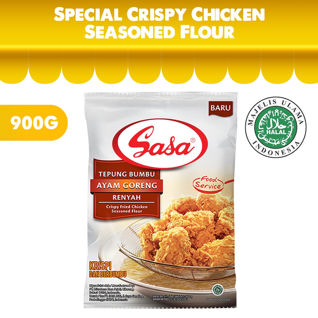 [Halal] Sasa Special Crispy Chicken Seasoned Flour 900g Shopee Singapore