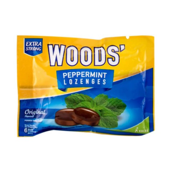 [Bundle of 4] Woods Peppermint Lozenges Original Flavour cough sore