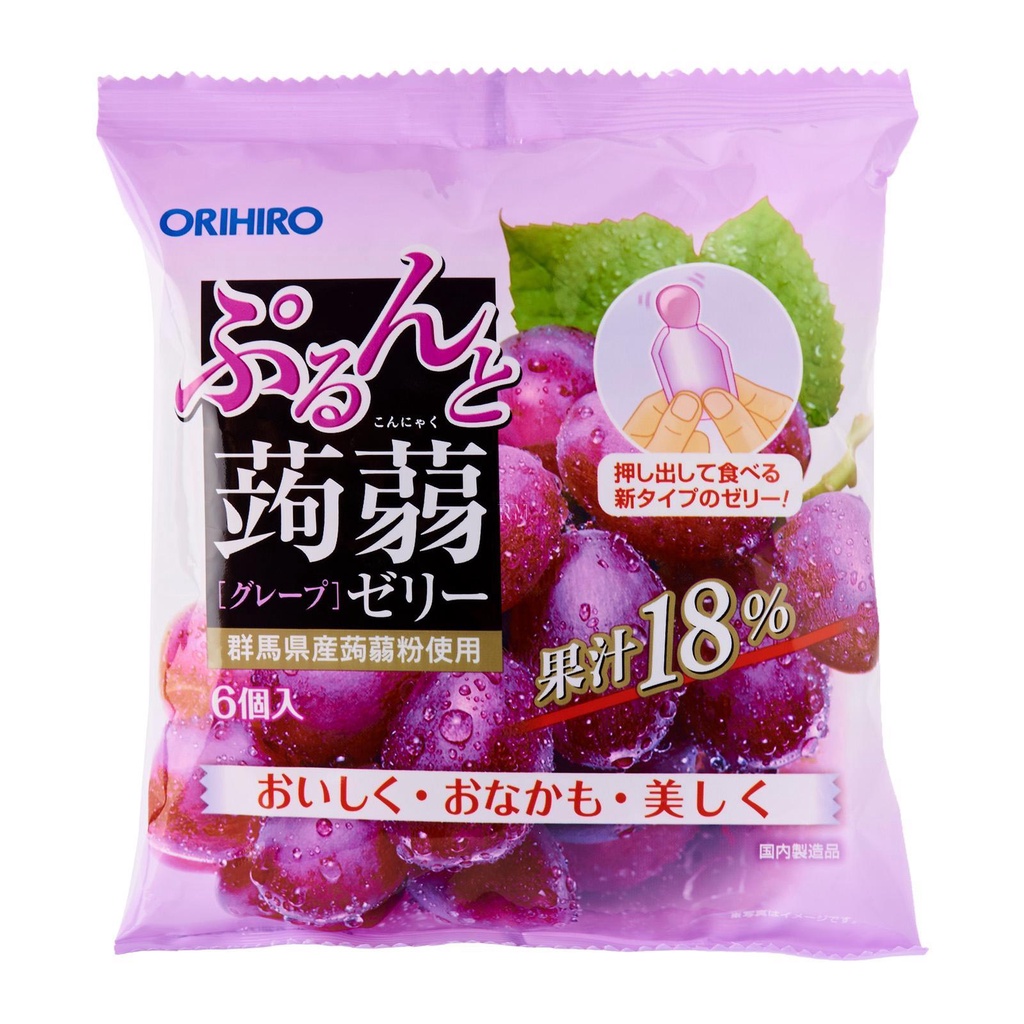 Orihiro Puruntto Konjac Jelly Grape 120g [Japanese] Shopee Singapore