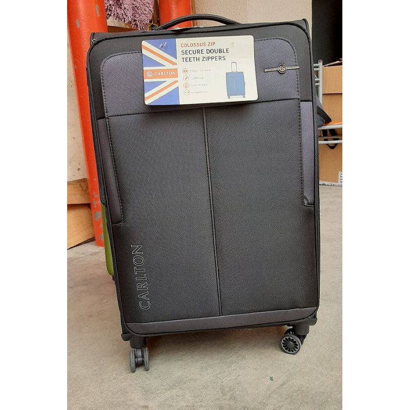 Carlton Soft Case Expandable Luggage Suitcase Travel Bag Trolley with