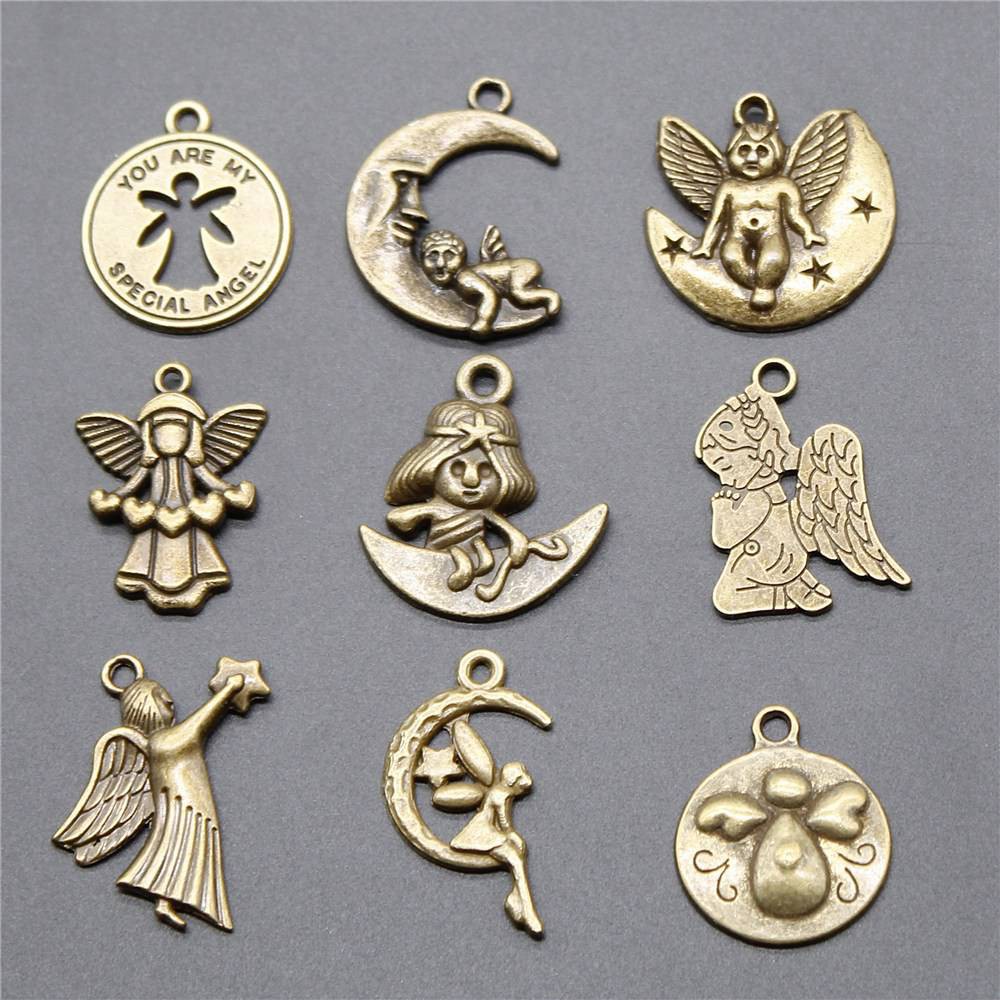 Cute Angel Charms Diy Fashion Jewelry Accessories Parts
